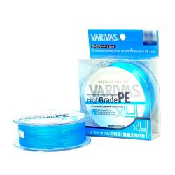 Шнур плетеный Varivas High Grade PE X4 150м #0.8 Water blue