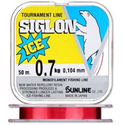 Леска монофильная Sunline Siglon Ice Fishing 50m Red