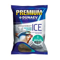 Прикормка Dunaev ice-Premium 0.9кг Мотыль