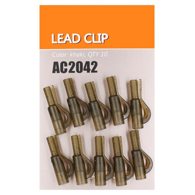 Клипса безопасная Orange AC2042 Lead clip (пластик,10шт)