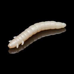 Приманка Soorex King Worm 55мм (1.8г, 7 шт) цвет 401 Жемчуг, аромат - Сыр