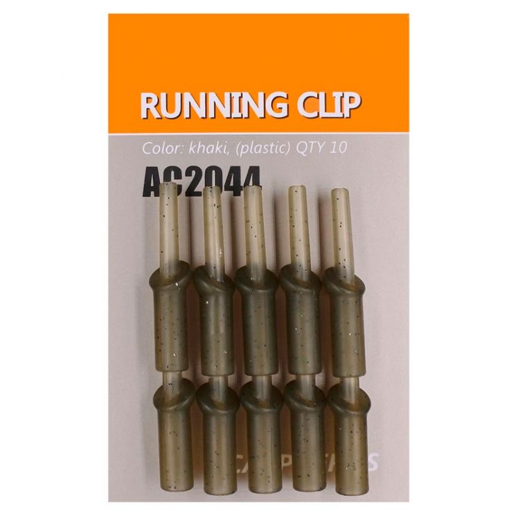 Клипса безопасная Orange AC2044 Running clip (пластик,10шт)