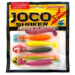 Силиконовые приманки Lucky John Pro Series Joco Shaker 2.5″ (56мм, 6шт) MIX1