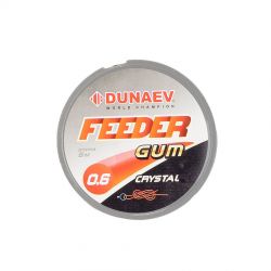Фидергам Dunaev Feeder Gum Clear 0.6мм (0.08-0.10) 5м