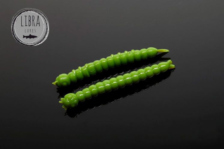 Приманка Libra Lures Slight Worm 38 (031 Olive) (Сыр) (3.8см) 15 шт.