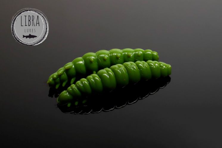 Приманка Libra Lures larva 45 (031 Olive) (Сыр) (4,5см) 8 шт.