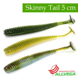 Силиконовые приманки Allvega Skinny Tail 5cm
