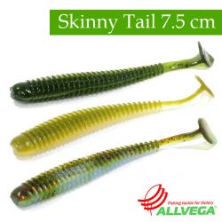Силиконовые приманки Allvega Skinny Tail 7.5cm