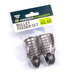 Набор кормушек фидерных 2 шт. Feeder Concept «Vegas FC Bullet Сетка» 40,60 гр.