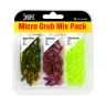Твистеры Lucky John Micro Grub 1.0in (25мм, 0,18г) Mix Pack/MIX1 90шт.