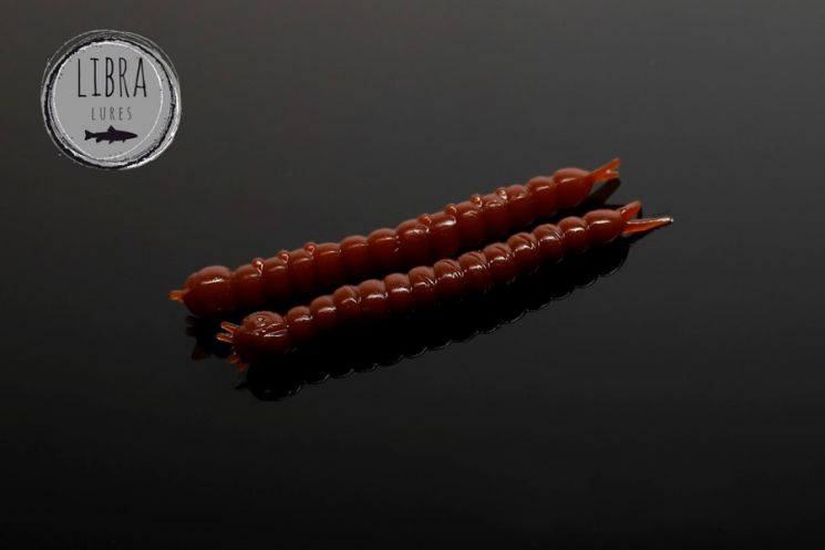 Приманка Libra Lures Slight Worm 38 (038 Brown) (Сыр) (3.8см) 15 шт.
