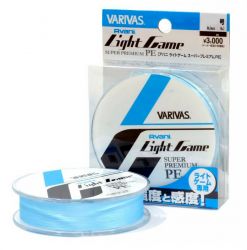 Шнур плетеный Varivas Avani Light Game Super Premium PE #0.4 150м, голубой