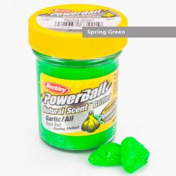 Паста форелевая Berkley Powerbait Natural Scent Glitter Trout Bait (50 г) Garlic Spring Green