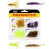 Твистеры и слаги Lucky John Perch Snack Pack 03 SET/Mix Pack 72шт.