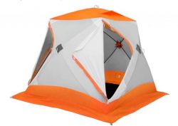 Палатка для зимней рыбалки Лотос Куб 3 Классик (Оранжевая)
