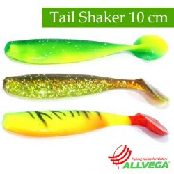 Силиконовые приманки Allvega Tail Shaker 10cm