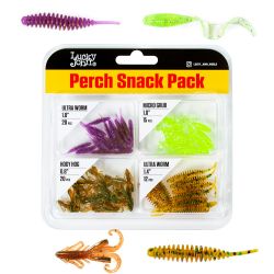 Твистеры и слаги Lucky John Perch Snack Pack 04 SET/Mix Pack 67шт.