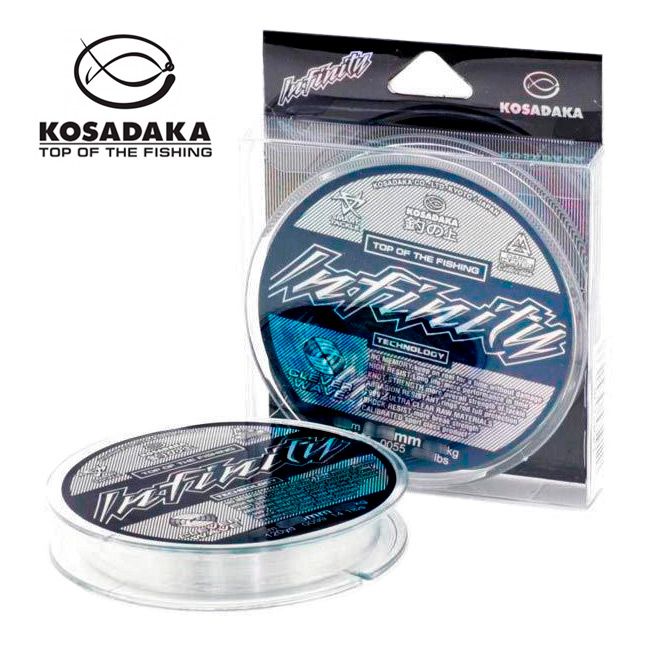 Леска Kosadaka Infinity (0.30мм) 110м прозрачная
