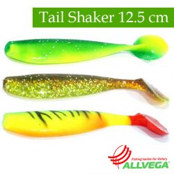 Силиконовые приманки Allvega Tail Shaker 12.5 см.