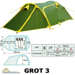 Палатка 3-х местная Tramp Grot 3