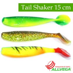 Силиконовые приманки Allvega Tail Shaker 15cm
