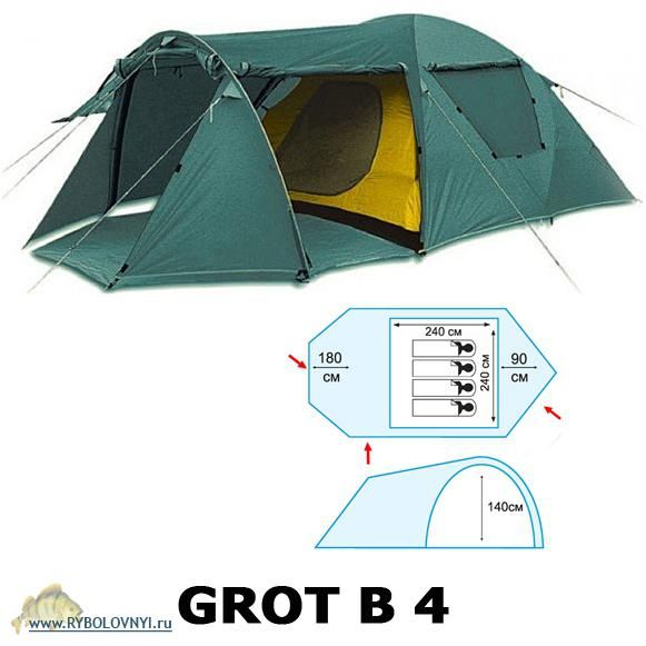 Палатка 4-х местная Tramp Grot B 4