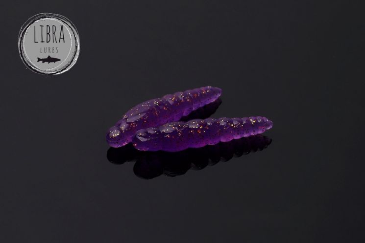 Приманка Libra Lures Largo Slim 34 (020 Purple with glitter) (Сыр) (3,4см) 15 шт.