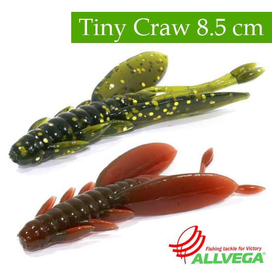 Силиконовые приманки Allvega Tiny Craw 8.5cm