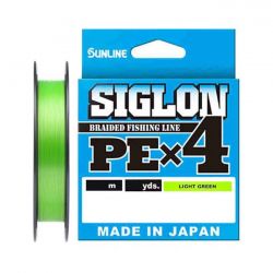 Шнур плетеный Sunline Siglon PE X4 150м #0.2 Light Green