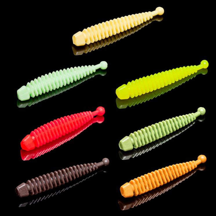 Приманка Soorex Tail 64мм (1.5г, 6 шт) цвет 208 Микс 2, аромат - Креветка