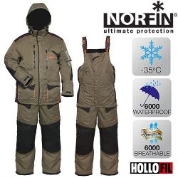 Костюм зимний Norfin Discovery коричневый (размер-XL-L)