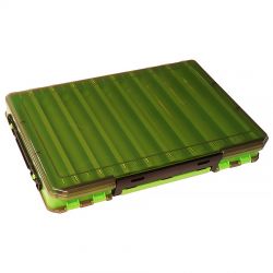 Коробка для воблеров двухсторонняя Kosadaka TB-S31A-GRN 34x21.5x5см, зеленая