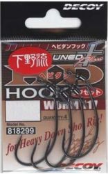 Офсетные крючки Decoy HD Hook offset Worm 117 4-5 шт.