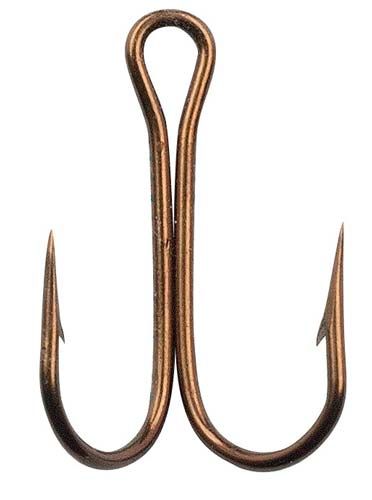 Двойной крючок Eagle Claw 274 короткое цевьё бронзовый 100 шт.