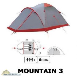 Палатка 3-х местная Tramp Mountain 3