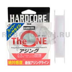 Шнур DUEL Hardcore The ONE 150m 0.2 PE 3.8lb 0.07mm 1.7kg