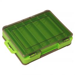 Коробка двухсторонняя для воблеров Kosadaka TB-S31E-GRN 14x10.5x3см, зелёная
