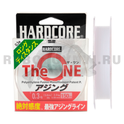 Шнур DUEL Hardcore The ONE 150m 0.3 PE 5.6lb 0.09mm 2.5kg