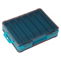 Коробка двухсторонняя для воблеров Kosadaka TB-S31E-BLU 14x10.5x3см, тёмно-голубой