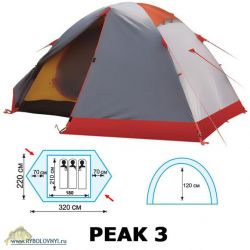 Палатка 3-х местная Tramp Peak 3