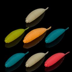 Приманка Soorex Mickey 50мм (1г, 7 шт) цвет 215 Glow микс, аромат - Персик