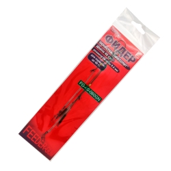 Оснастка фидерная Salmo FEEDER-GUM зеленая нить 40см до 60 гр.