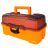 Ящик Plano 6221 с 2 ур. системой хранения приманок и 2-мя боковыми отсеками на крышке, ярко-оранжевый
