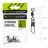 Вертлюг c застежкой Feeder Concept Strong Swivel 006 7шт.