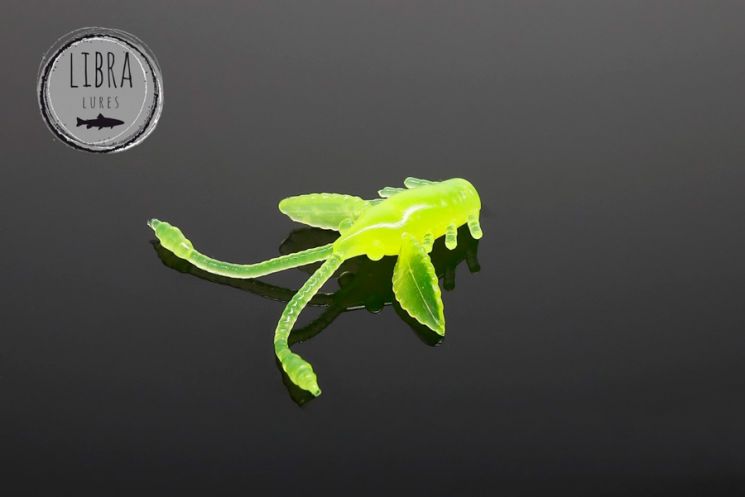 Приманка Libra Lures Pro Nymph 18 (006 Hot yellow) (Сыр) (1.8см) 15 шт.