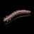 Приманка Soorex King Worm 55мм (1.8г, 7 шт) цвет 124 Графит, аромат - Тутти-Фрутти