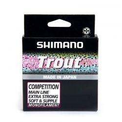 Леска Shimano Trout Competition Mono 150м 0,12мм красная