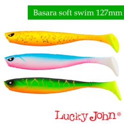 Силиконовые приманки Lucky John 3D Series Basara Soft Swim 5.0″