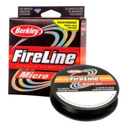 Леска зимняя плетеная Berkley Fire Line Micro Ice 45m Smoke