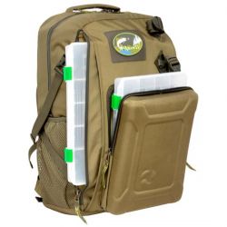 Рюкзак Aquatic РК-02 рыболовный с коробками Fisherbox (Хаки)